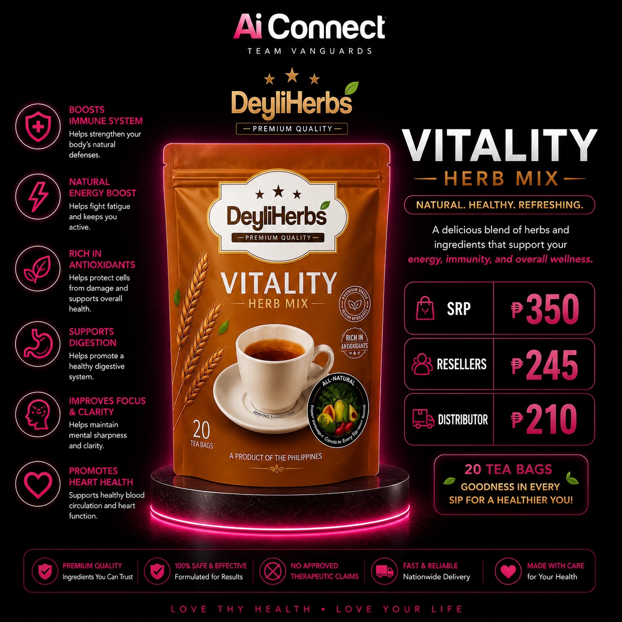 DeyliHerbs Vitality Herb Mix