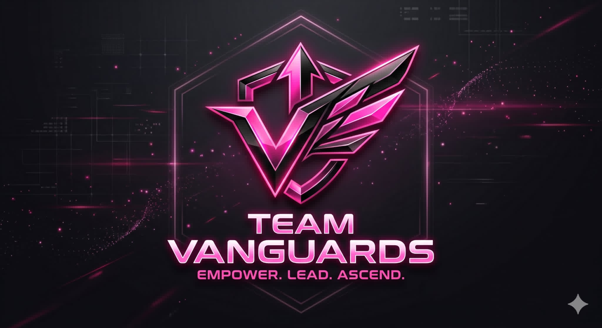 Team Vanguards Empower Lead Ascend Logo